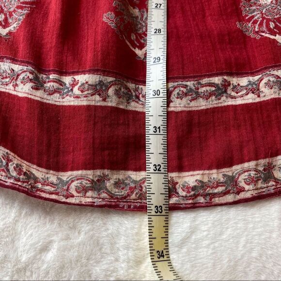Free People Boho Red Floral Dress Size XS - Picture 12 of 13